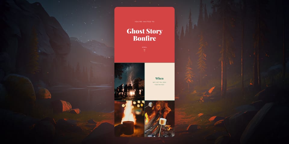 Host a Ghost Story Bonfire Party